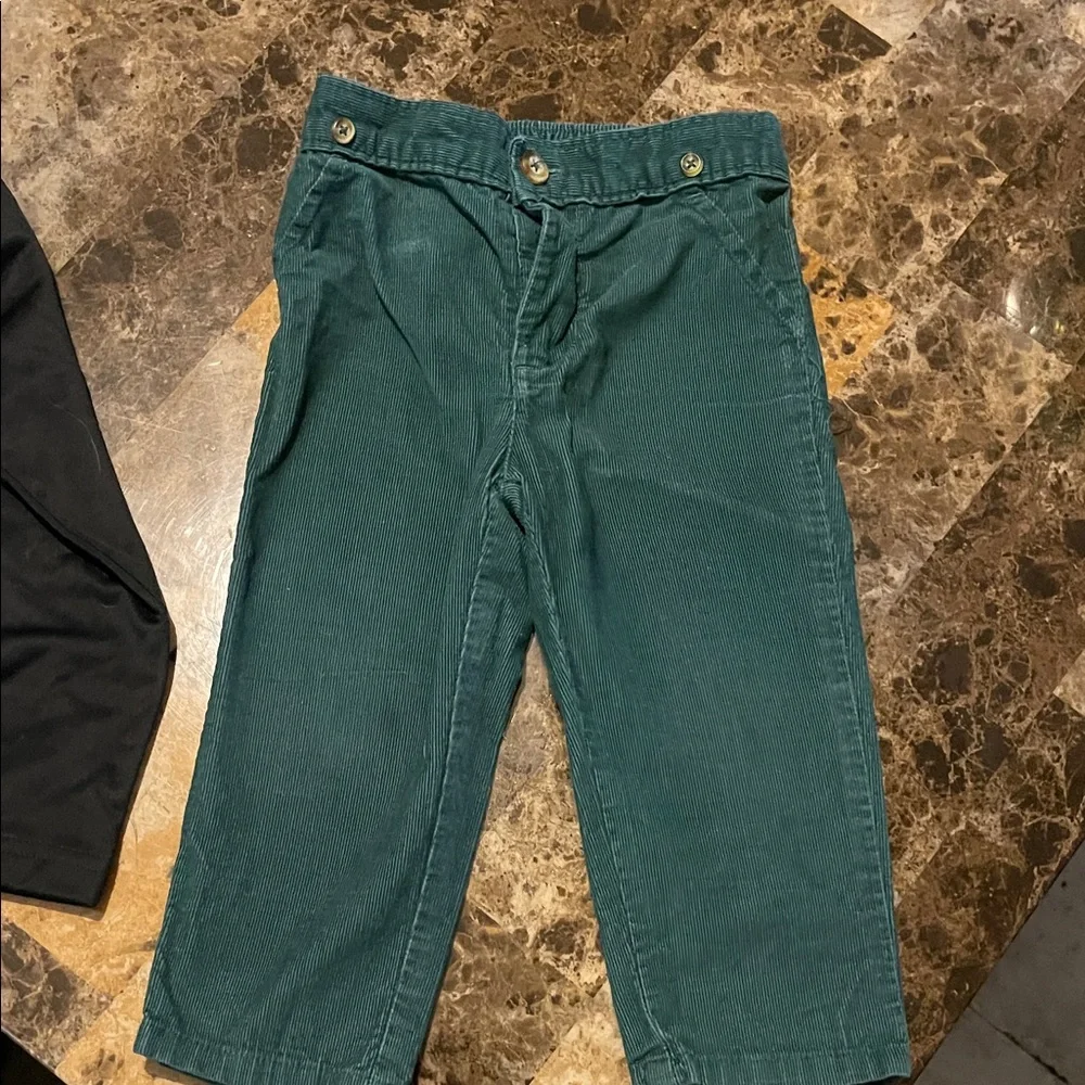 Just One you Carter's Teal Corduroy Kids Pants - Picture 3 of 7